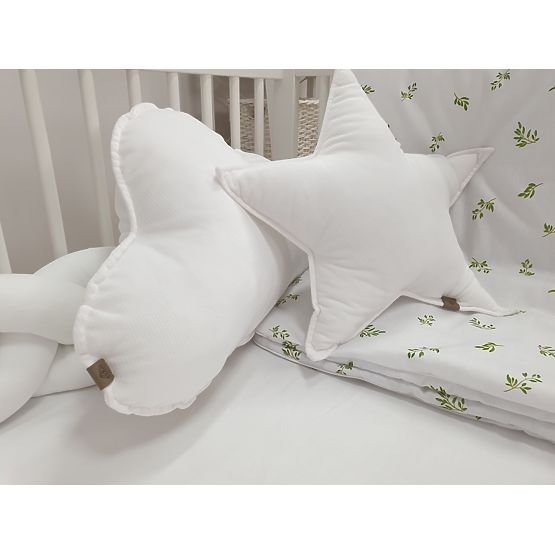 Coussin étoile - blanc