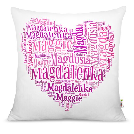 Coussin paroles amoureux