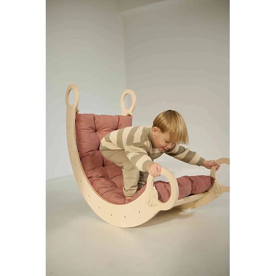 Coussin pour balançoire Montessori S - rose