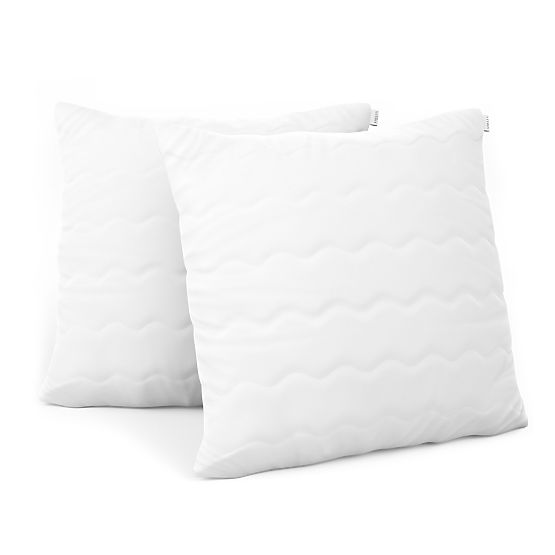 Coussin RESTILO REVE couleur blanche vagues 80x80*2