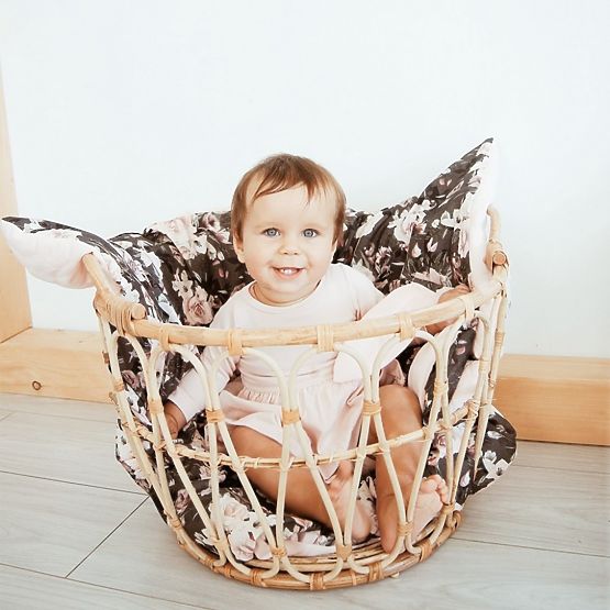 Couverture bébé isotherme Night flowers