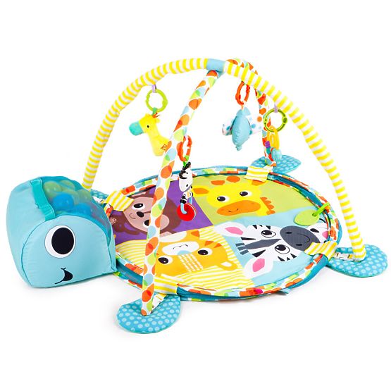 Couverture de jeu éducative avec des balles - Tortue