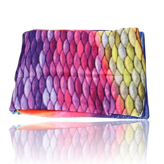 Couverture en forme de sirène Rainbow