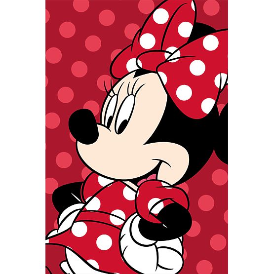 Couverture en microflanelle Minnie 