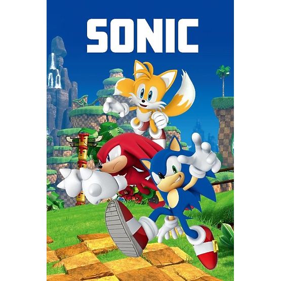 Couverture en polaire Sonic