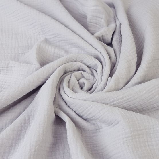Couverture et oreiller en mousseline avec garnissage 100x135 + 40x60 - gris clair