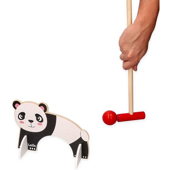 Croquet avec motif d'animaux