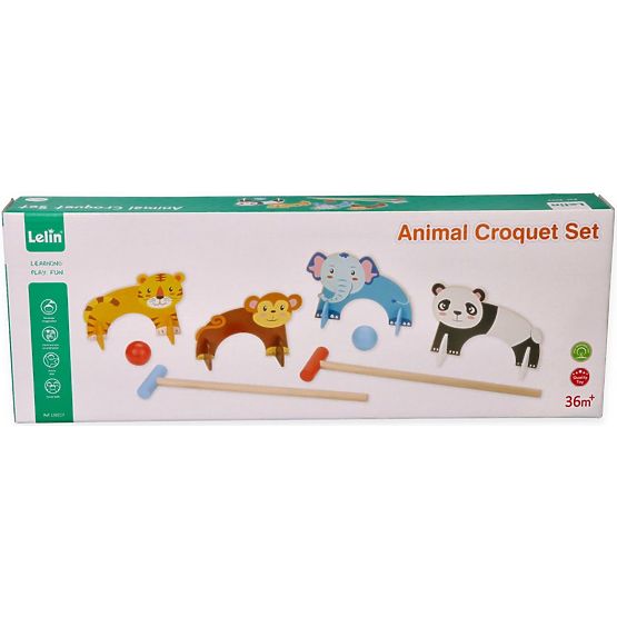 Croquet avec motif d'animaux