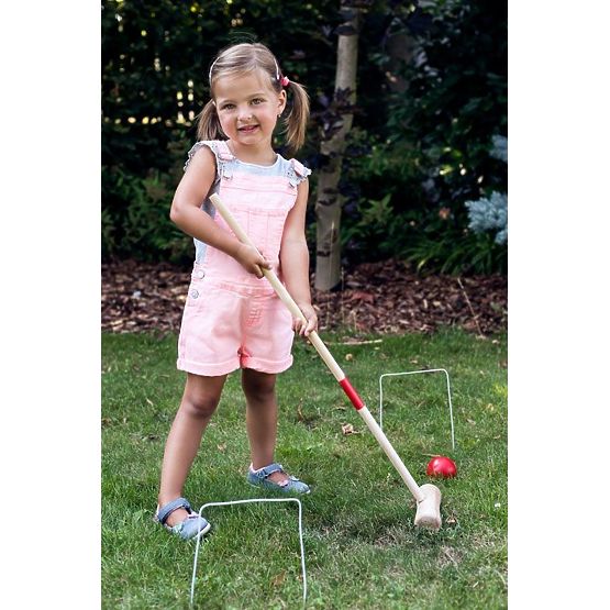 Croquet jeu en bois 24 pièces - pour enfants et adultes