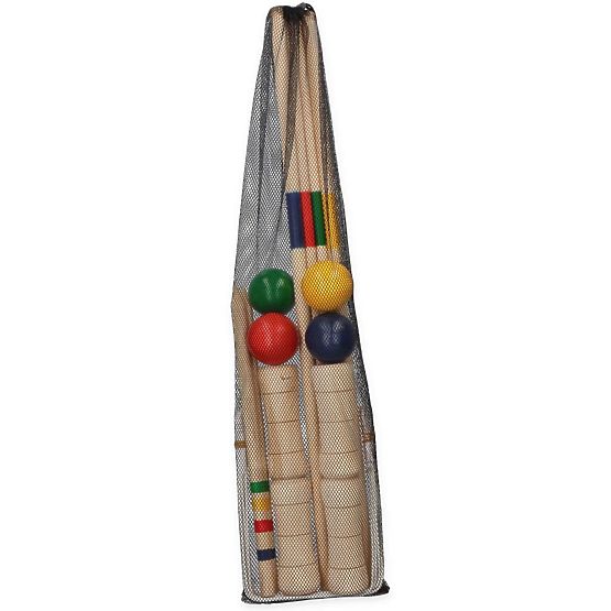 Croquet jeu en bois 24 pièces - pour enfants et adultes