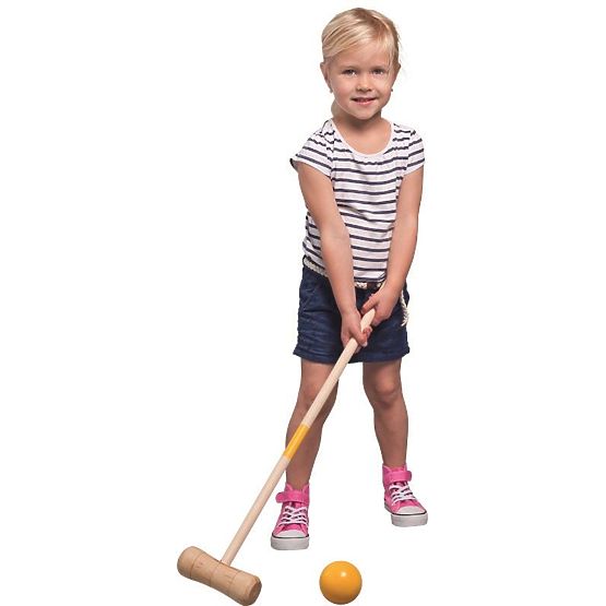 Croquet jeu en bois 24 pièces - pour enfants et adultes