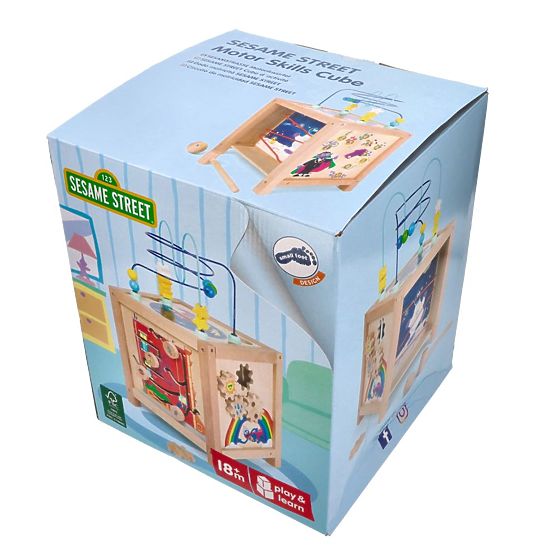 Cube d'activités avec personnages de Sesame Street