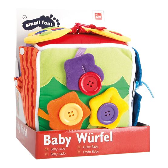 Cube en peluche Small Foot pour les plus petits