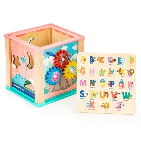 Cube éducative en bois, trieur mula ECOTOYS