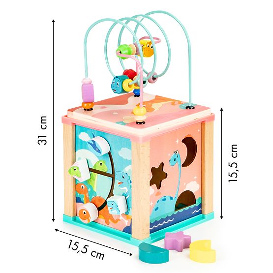 Cube éducative en bois, trieur mula ECOTOYS