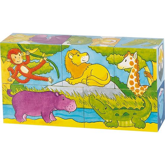 Cubes magiques avec des animaux