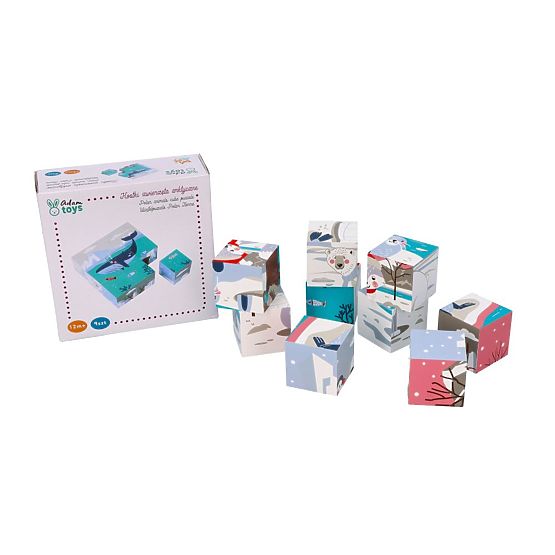 Cubes puzzle cubique Animaux de l'Arctique