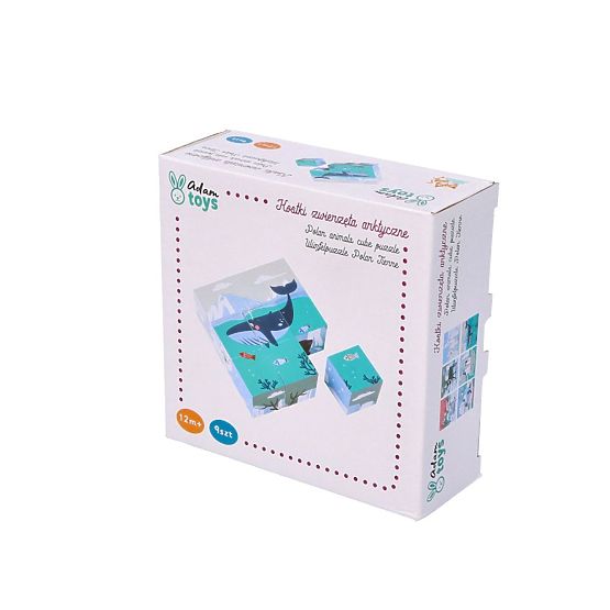 Cubes puzzle cubique Animaux de l'Arctique