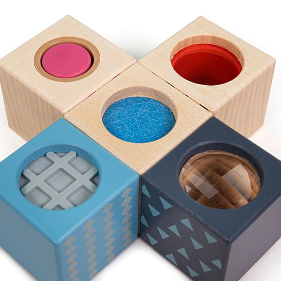 Cubes sensoriels Bigjigs Toys