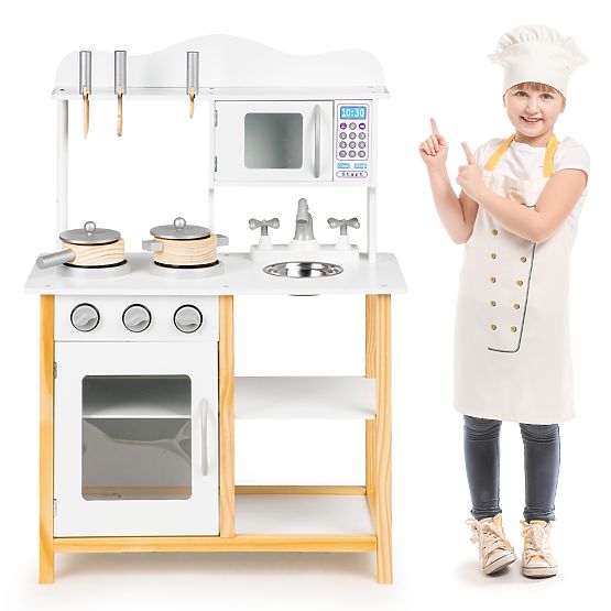 Cuisine en bois alto avec accessoires