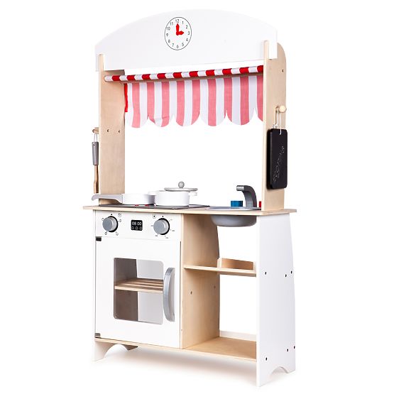 Cuisine en bois et stand de vente 2en1