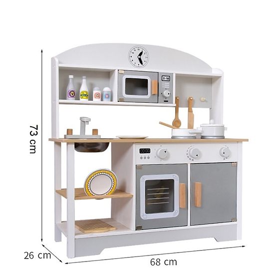 Cuisine en bois Lucy avec accessoires