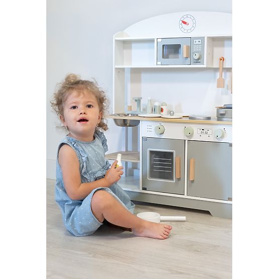 Cuisine en bois Lucy avec accessoires