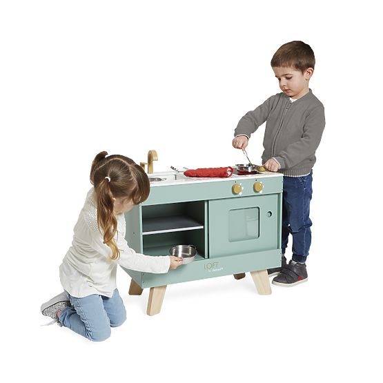 Cuisine en bois pour enfants Loft