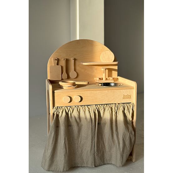 Cuisine en bois pour enfants - naturel