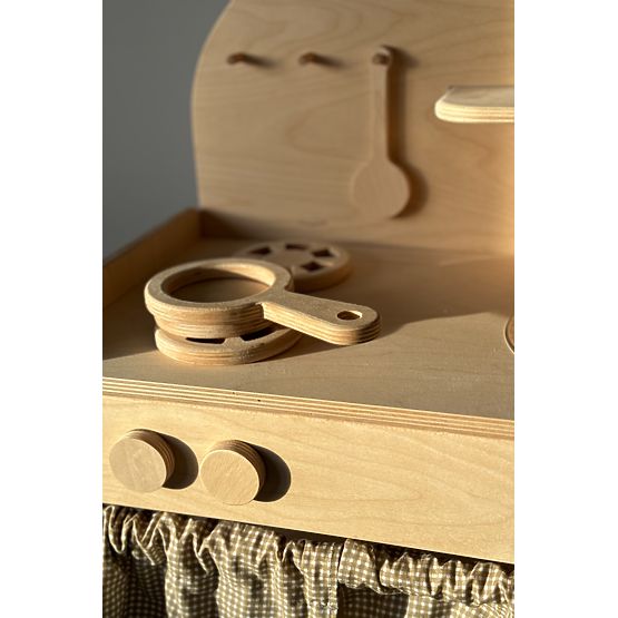 Cuisine en bois pour enfants - naturel