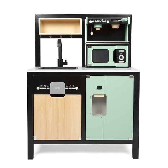 Cuisine industrielle pour enfants avec îlot de cuisine