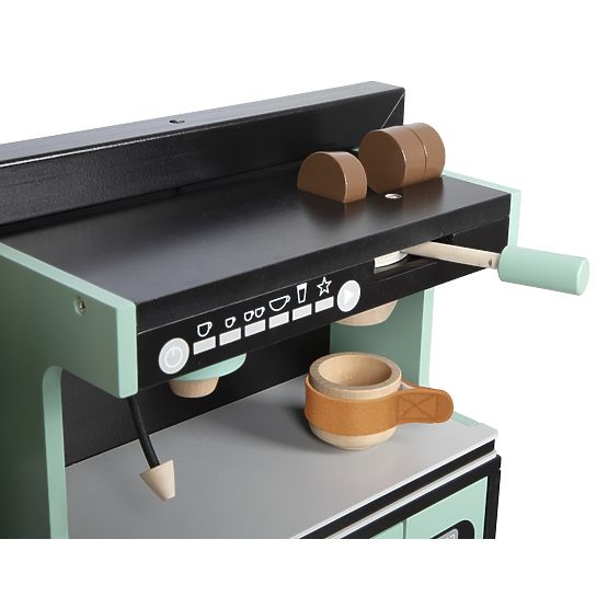 Cuisine industrielle pour enfants avec îlot de cuisine