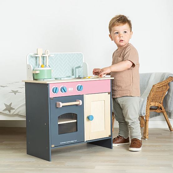 Bigjigs Toys Cuisine Enfant de Style Scandinave
