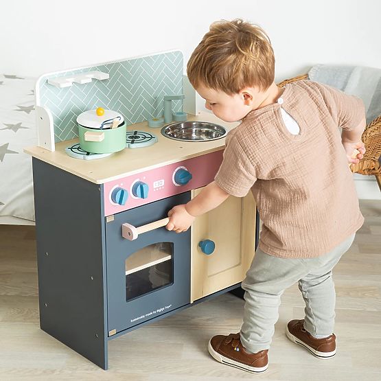 Bigjigs Toys Cuisine Enfant de Style Scandinave