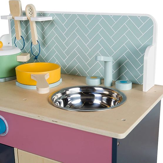 Bigjigs Toys Cuisine Enfant de Style Scandinave