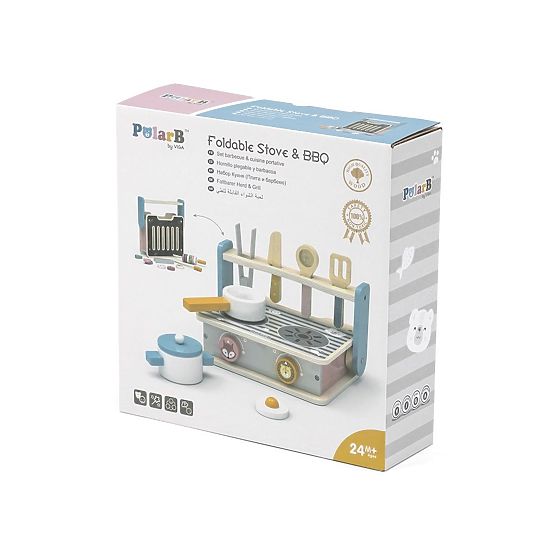 Cuisinière et gril rechargeable 2 en 1