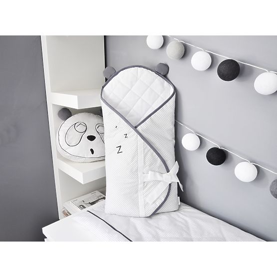 d`enfants 3-dílné literie Panda - gris