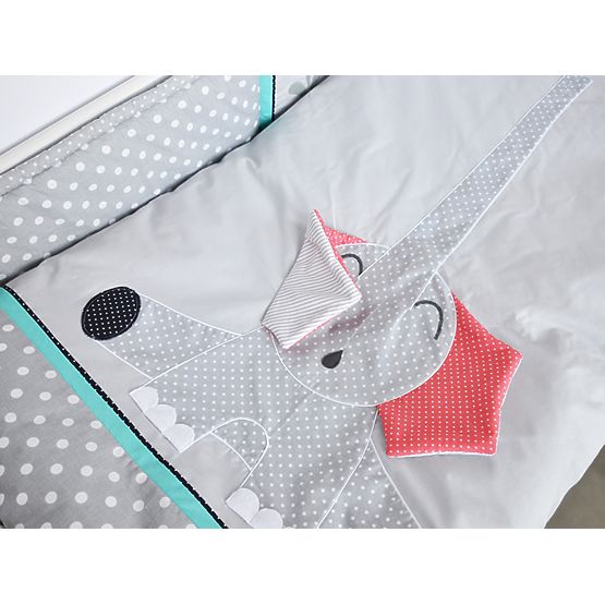 d`enfants 3-dílné literie Sloník gris