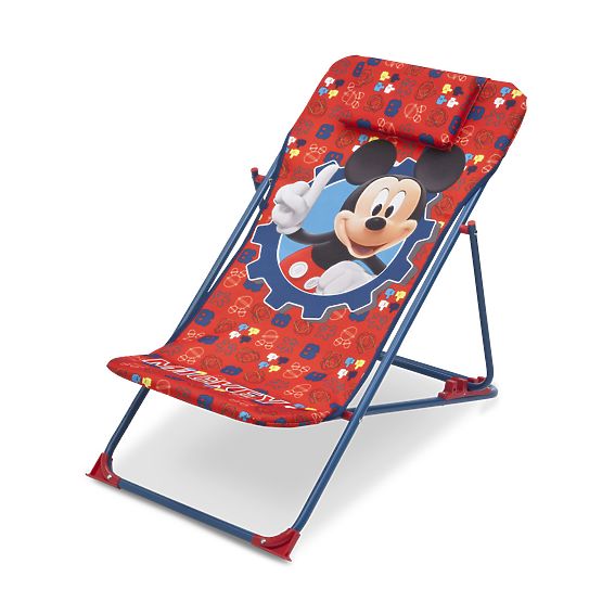 d`enfants de plage chaise longue Mickey