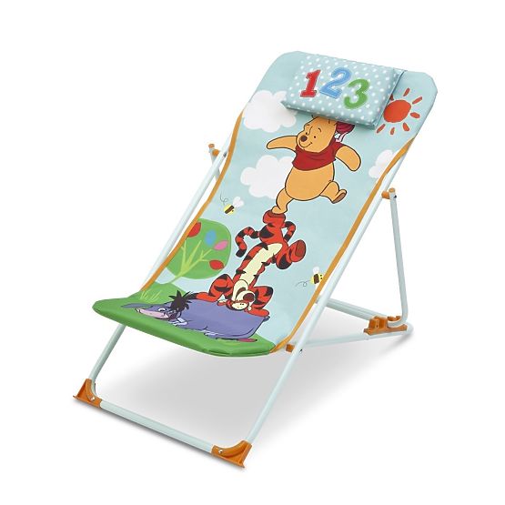 d`enfants de plage chaise longue Ours en peluche Winnie l’ourson