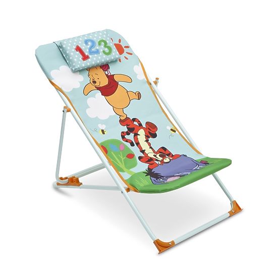 d`enfants de plage chaise longue Ours en peluche Winnie l’ourson