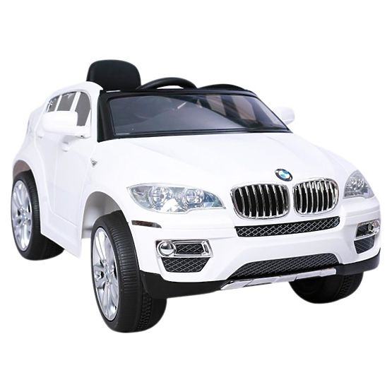 d`enfants électrique espace rover BMW X6 blancs