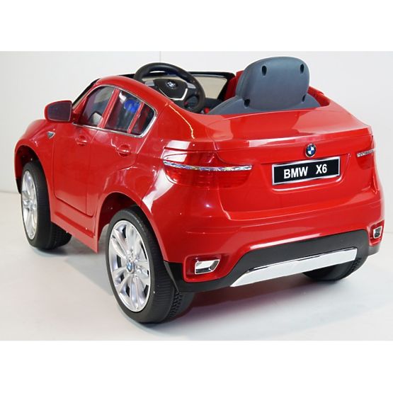 d`enfants électrique espace rover BMW X6 rouge