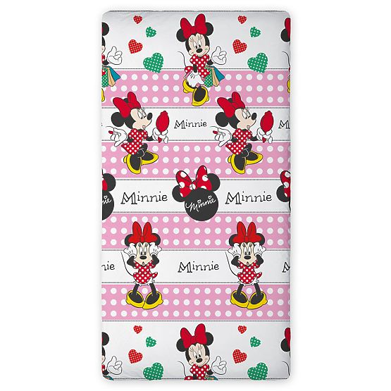 d`enfants feuille Minnie Mouse 90x200