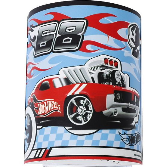 d`enfants fixé au mur luminaire Hot Wheels 6568