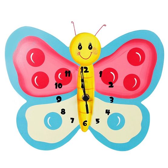 d`enfants fixé au mur montre Noeud papillon