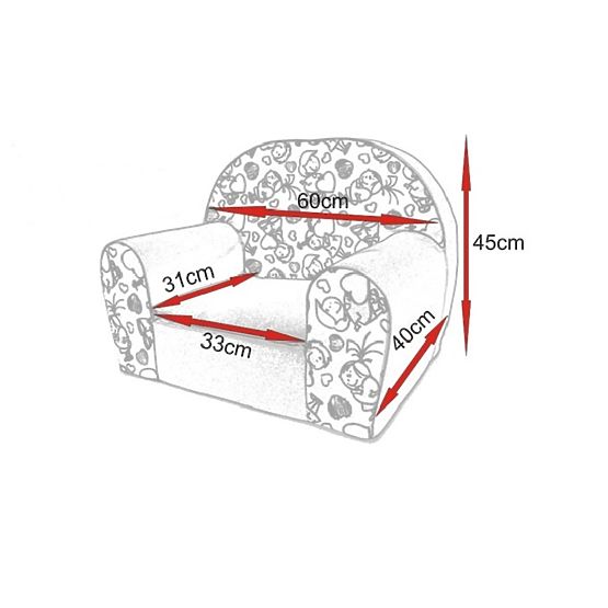 d`enfants le transat Étoiles - bleu