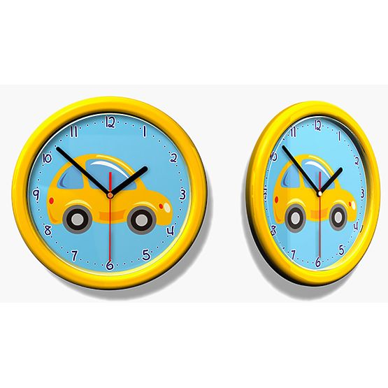 d`enfants montre n°. 27 Voiture jaune