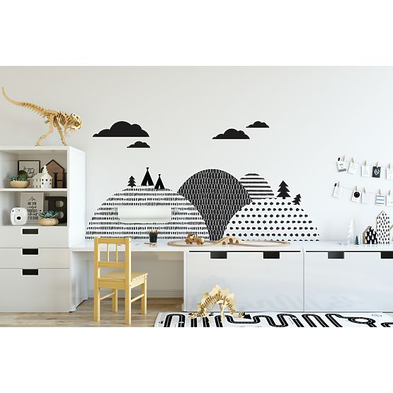 Décorations pour lit DEKORNIK - montagnes scandinave