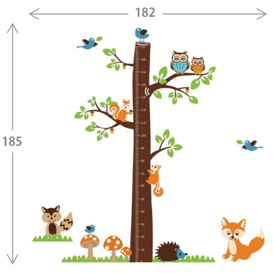 Décorations pour mur - compteur arbre avec fox